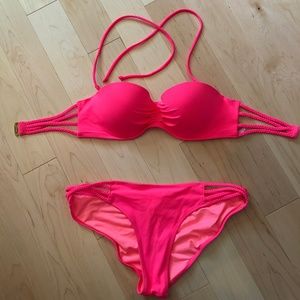 Victoria Secret Bathing Suit Set - 34C & M